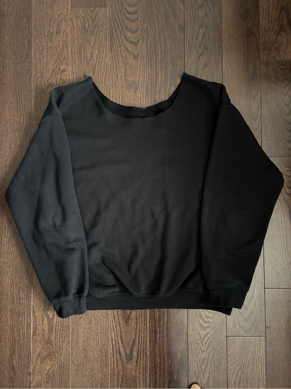 Classic Black Crewneck Sweatshirt